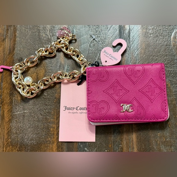 Juicy Couture Accessories - 💖 Juicy Couture Raspberry Tart Key Fob Wallet 💖